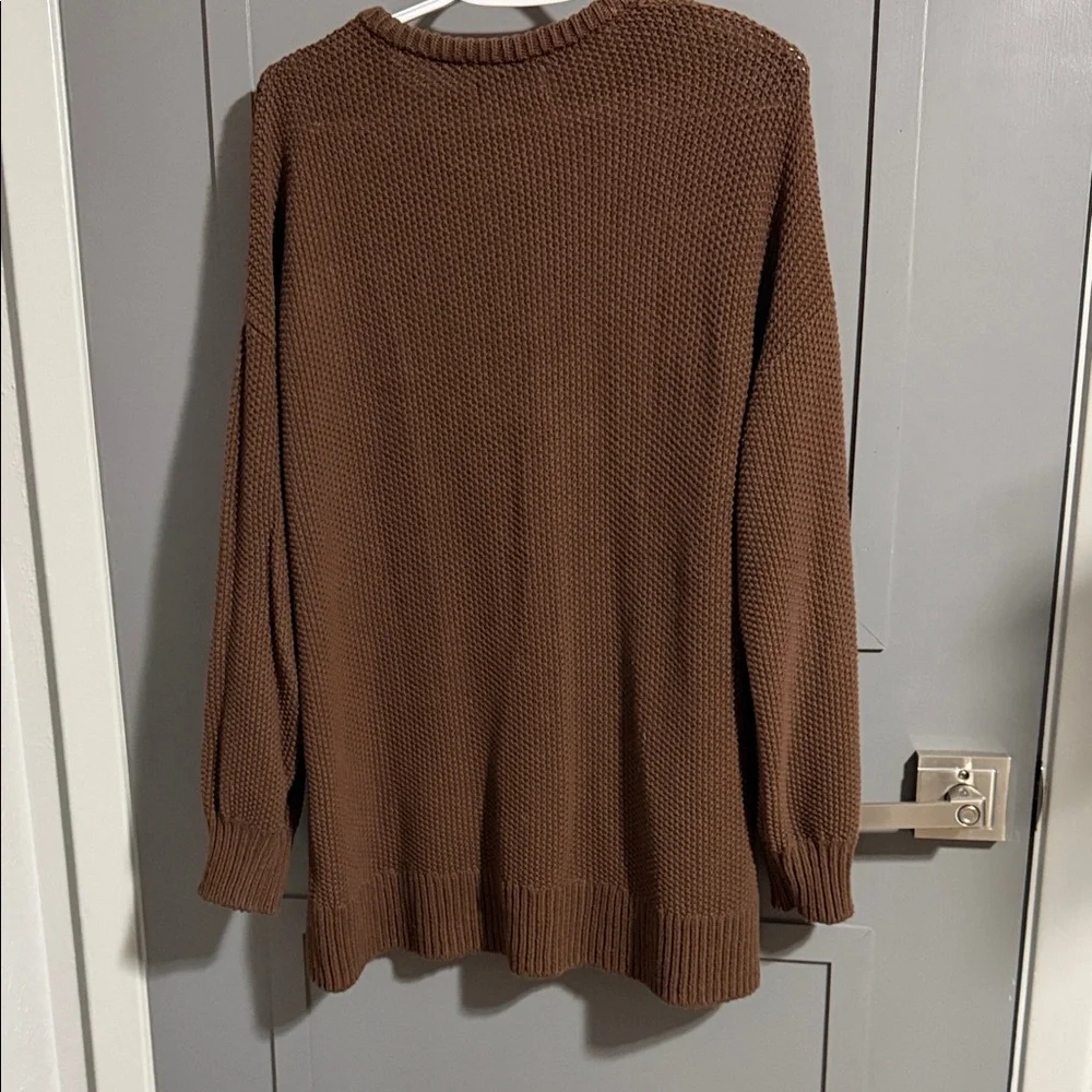 Old Navy Chocolate Knit Tunic - Picture 4 of 4